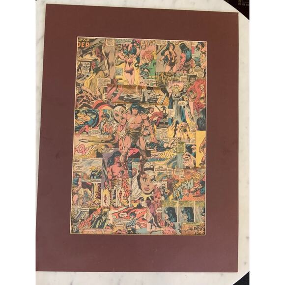 Vintage Conan the Barbarian Collage
